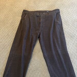 Men’s AG Adriano Goldschmied Brown Corduroy Pants